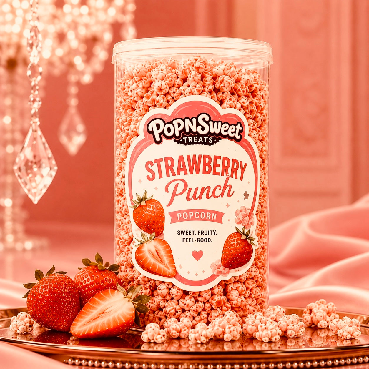 Strawberry Punch Gourmet Popcorn – Sweet, Fruity, Feel‑Good