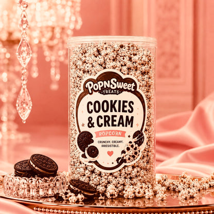 Cookies & Cream Gourmet Popcorn – Handmade Chocolate Cookie Crunch